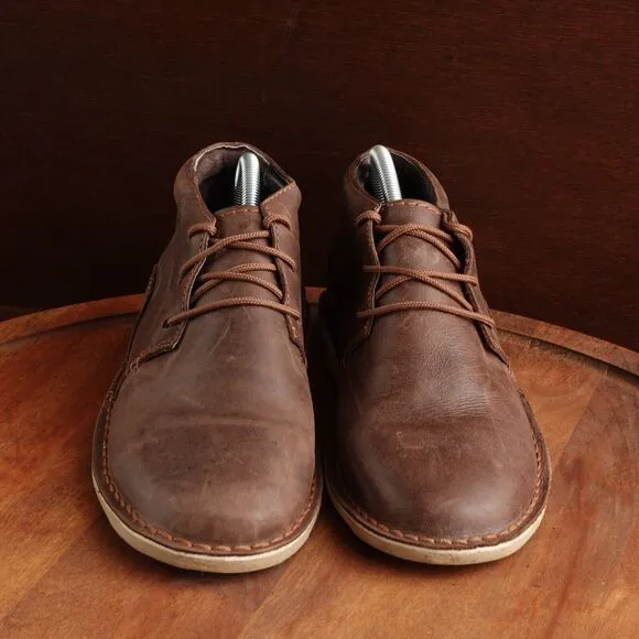 Oliberte Chukka Boots Mens SZ EU 40 US 7 Brown Adibo Leather Lace Up Ankle READ