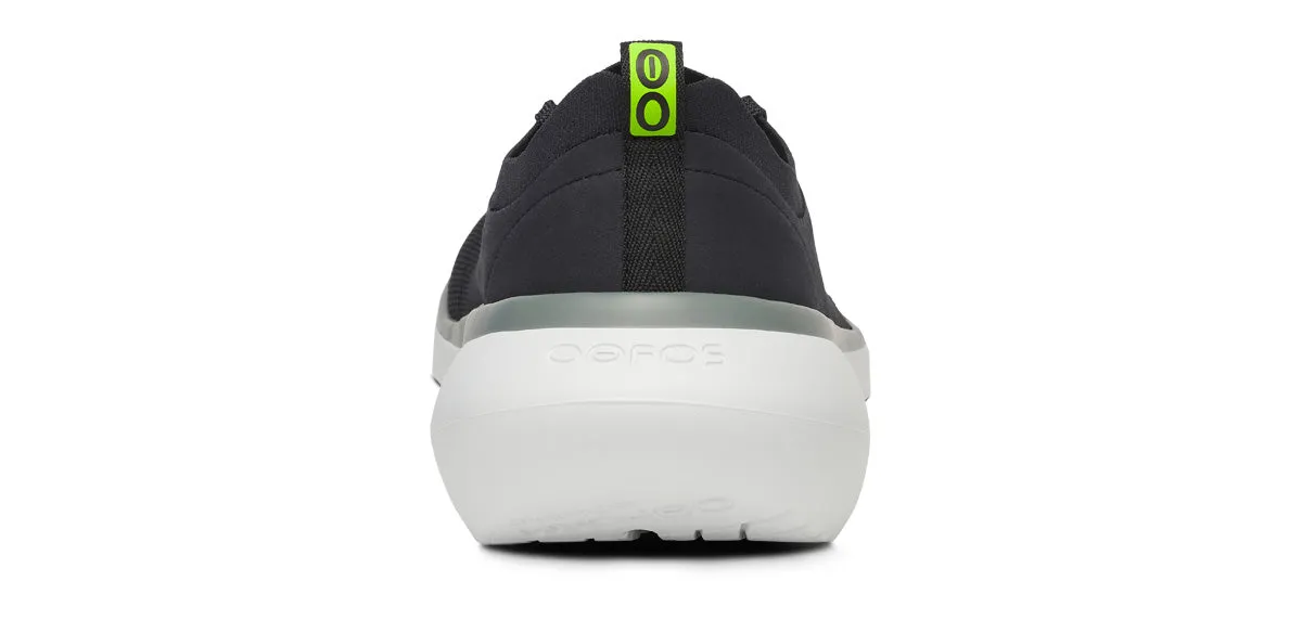 OOFOS Men's OOmy Stride Shoe - White/Black