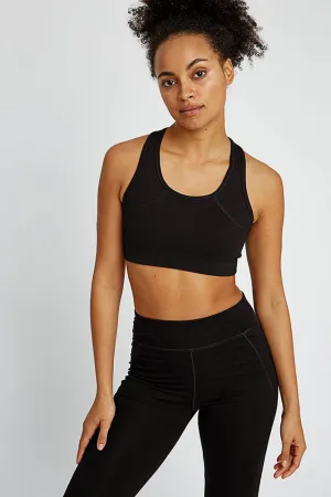 Organic Cotton Racer Back Yoga Crop Top