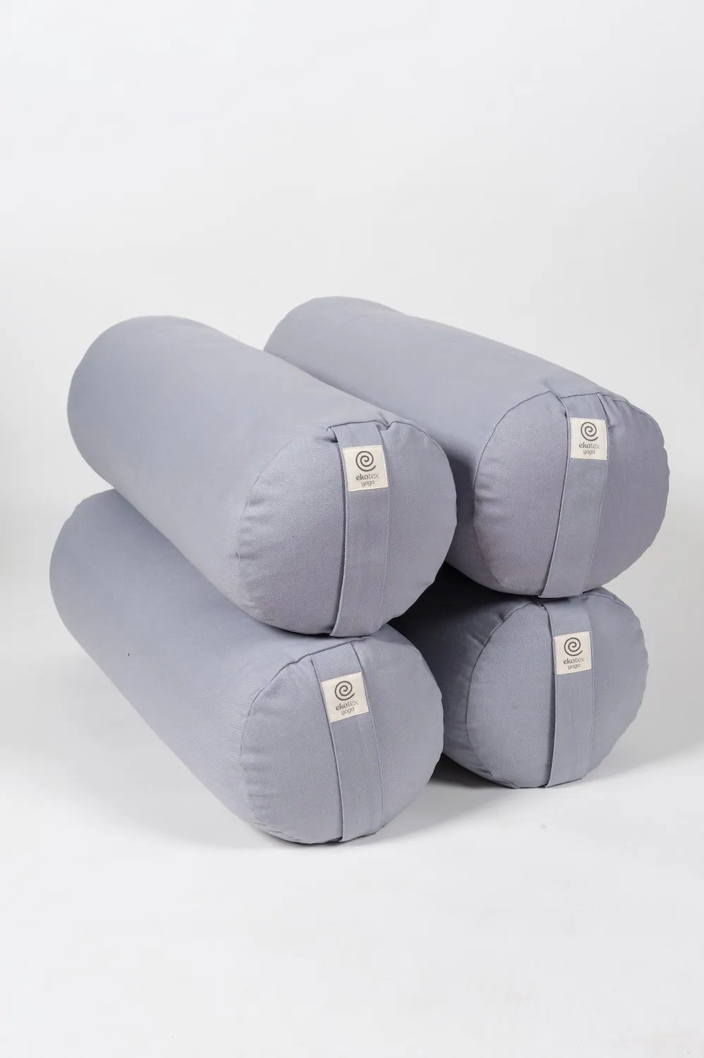 Organic Cotton Yoga Bolsters - Filled with Buckwheat or Spelt - pack of 4