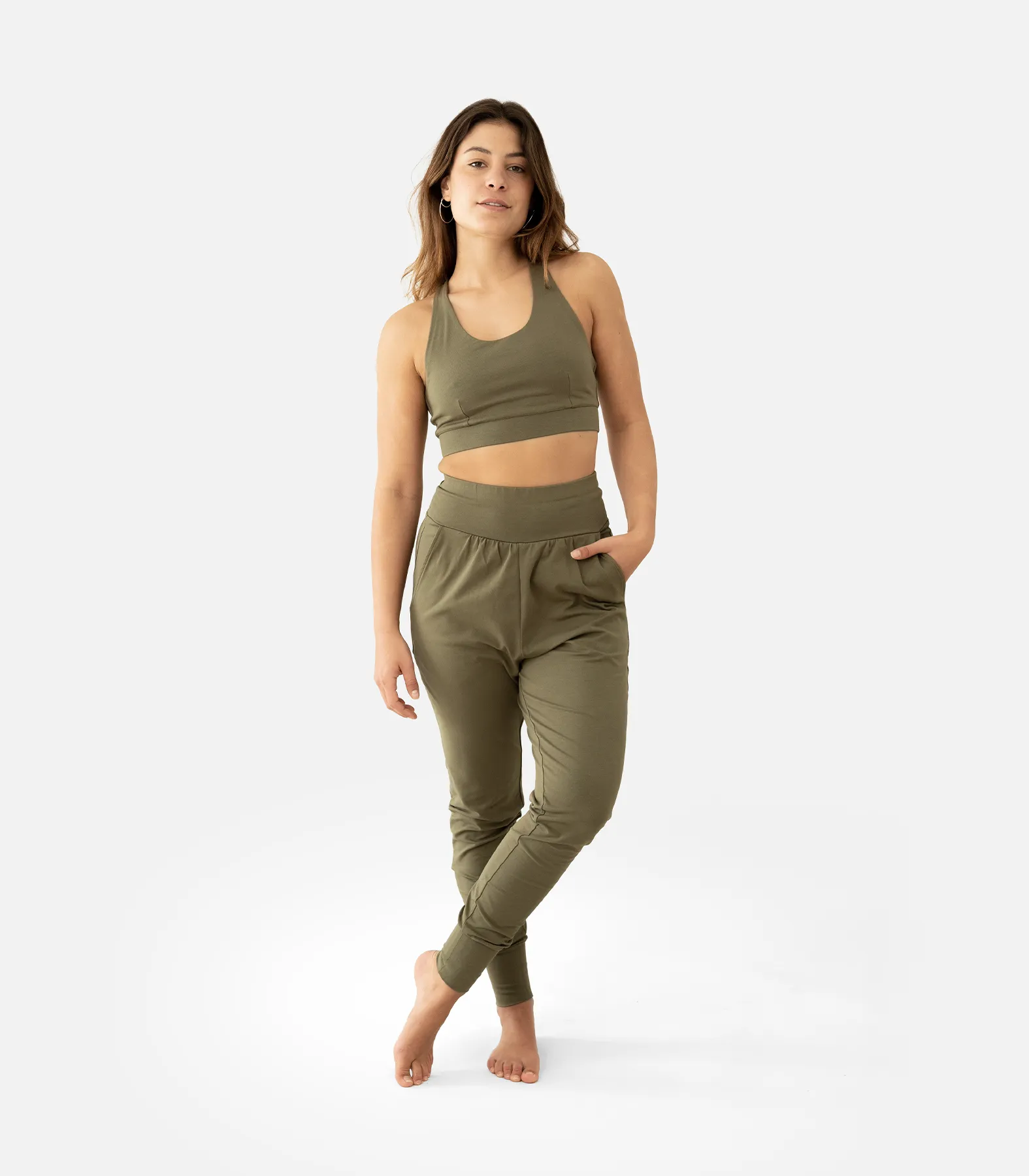 Organic Womens Yoga Bra Top Saira