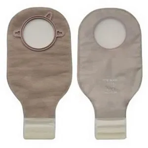 Ostomy Pouch Two-Piece Drainable Transparent w/Lock 'n Roll by Hollister