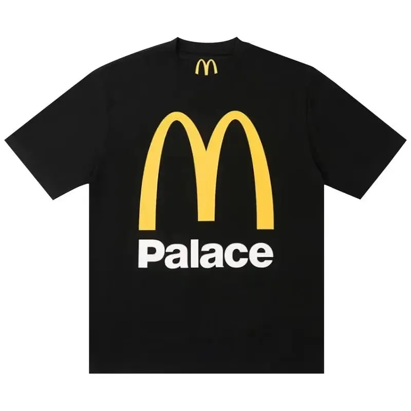 Palace x McDonald's Logo T-Shirt 'Black'