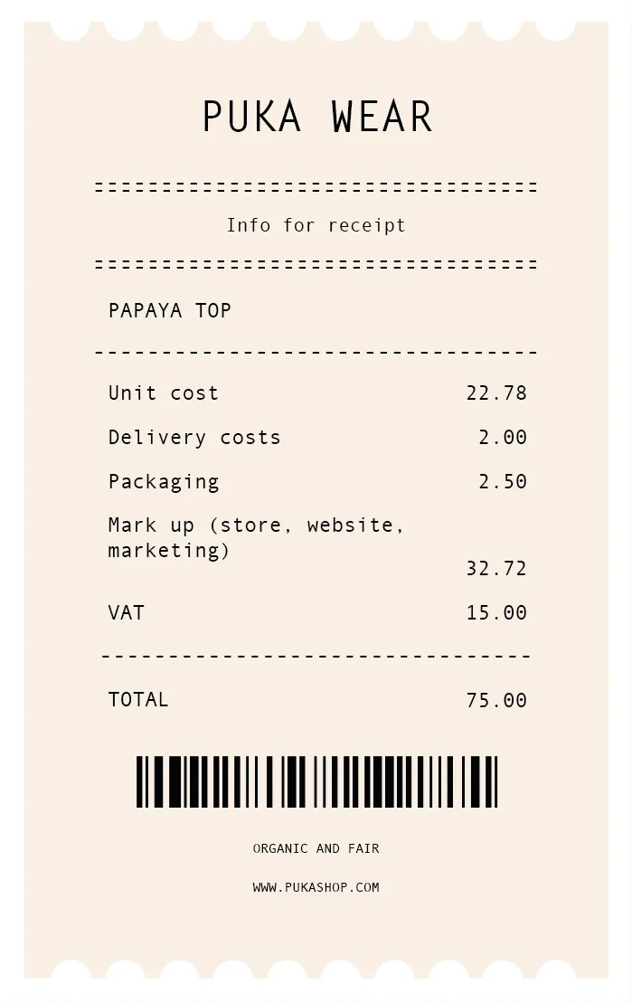 Papaya organic top