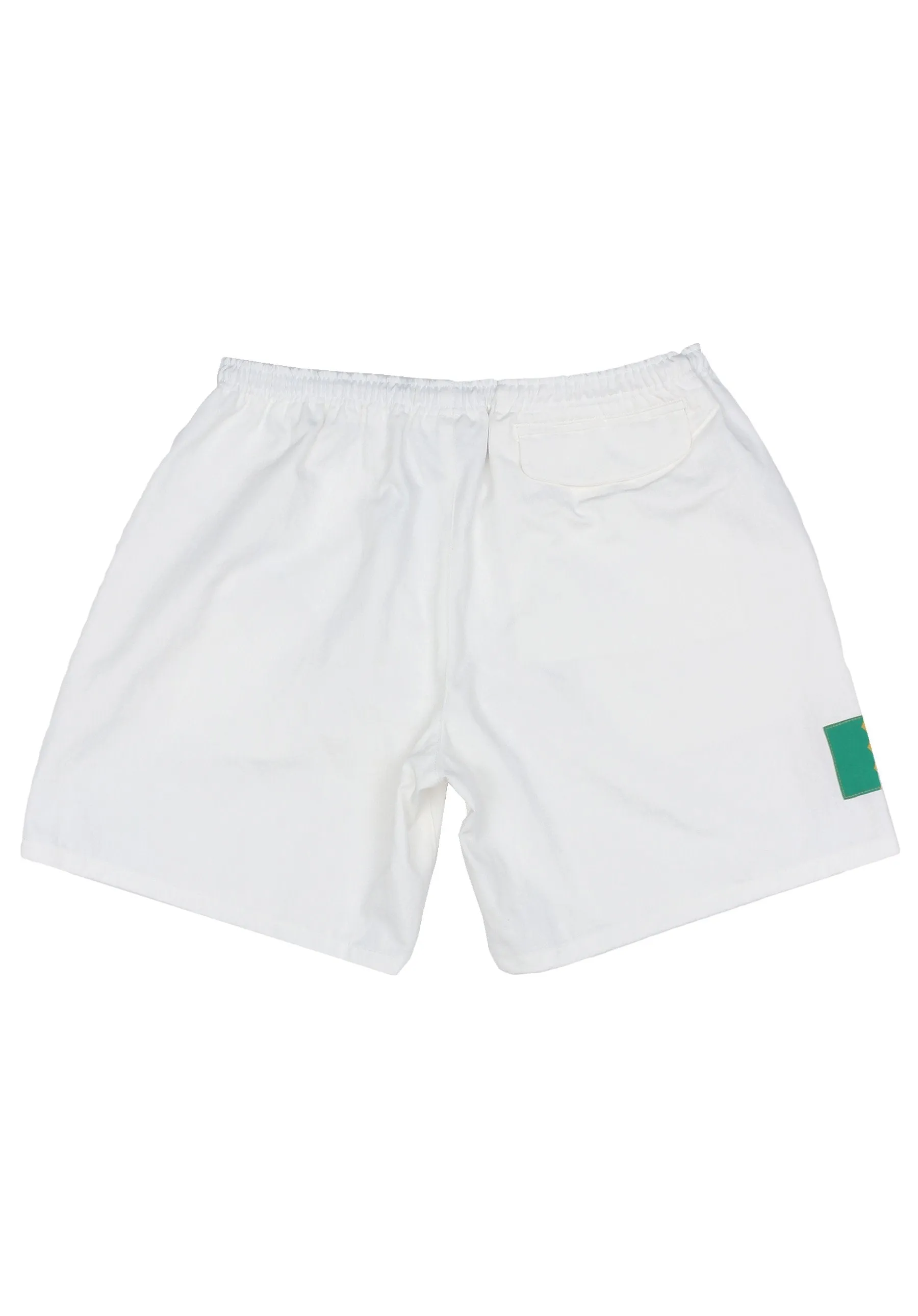 Patch Shorts - White