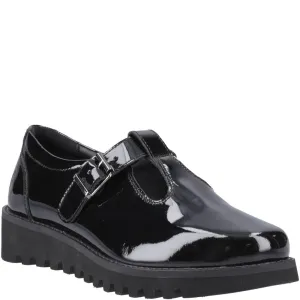 Patent Black Florrie Senior School Shoes