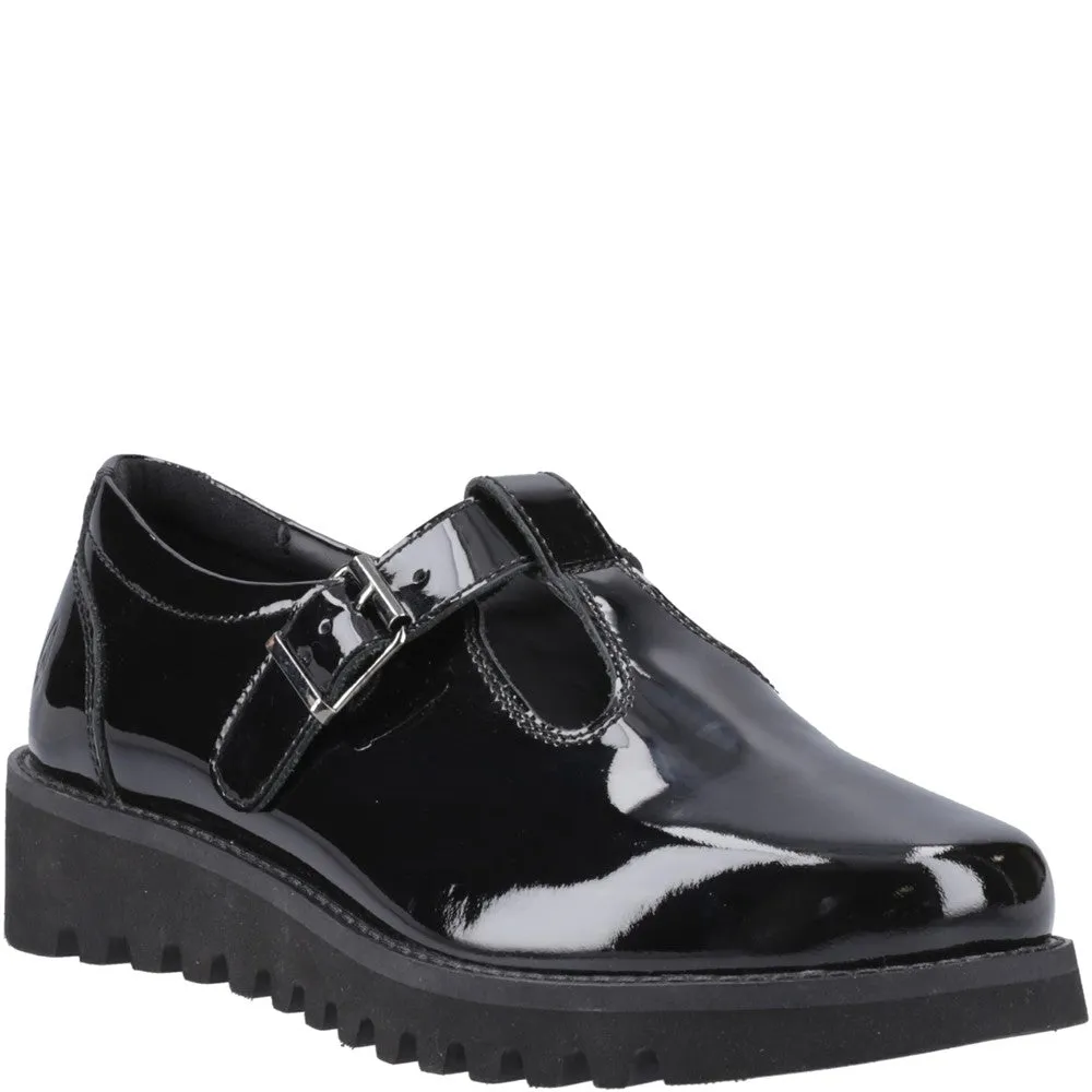 Patent Black Florrie Senior School Shoes