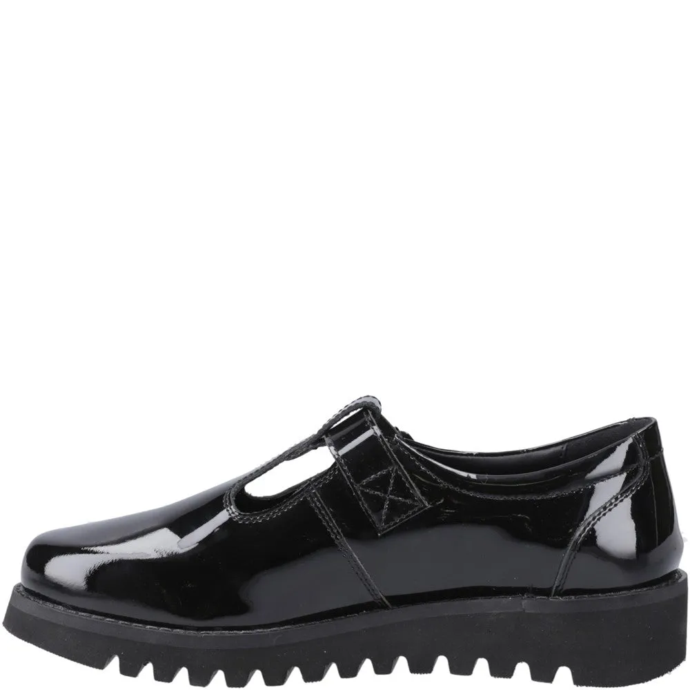 Patent Black Florrie Senior School Shoes