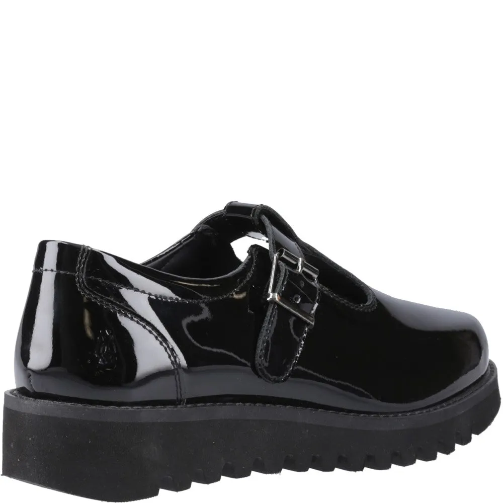 Patent Black Florrie Senior School Shoes