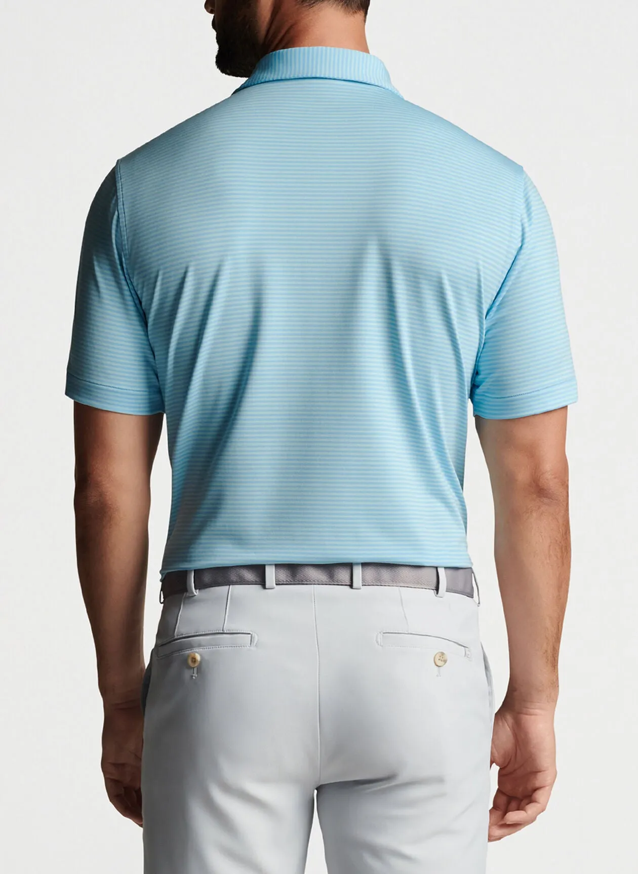 PETER MILLAR HALES PERFORMANCE JERSEY POLO - SEAPORT BUE