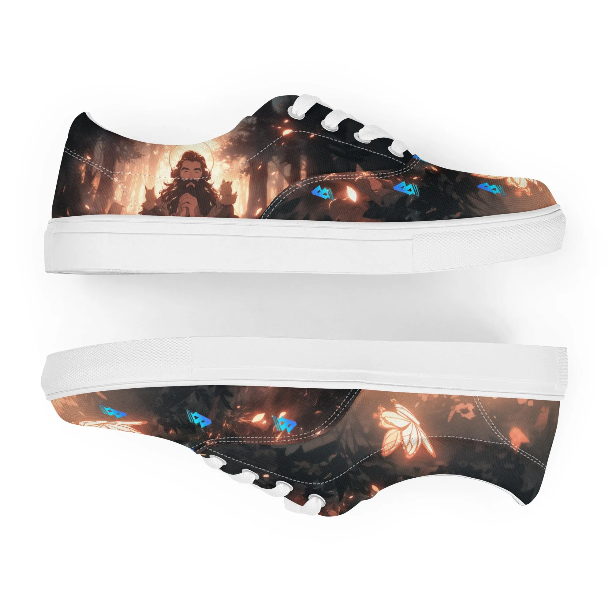 Phase B Music Men’s lace-up canvas shoes - Free Delivery! UK Techno / EDM / Electronic Graphic Merch / Alternative Apparel and Merch Only from Phase B Records.
