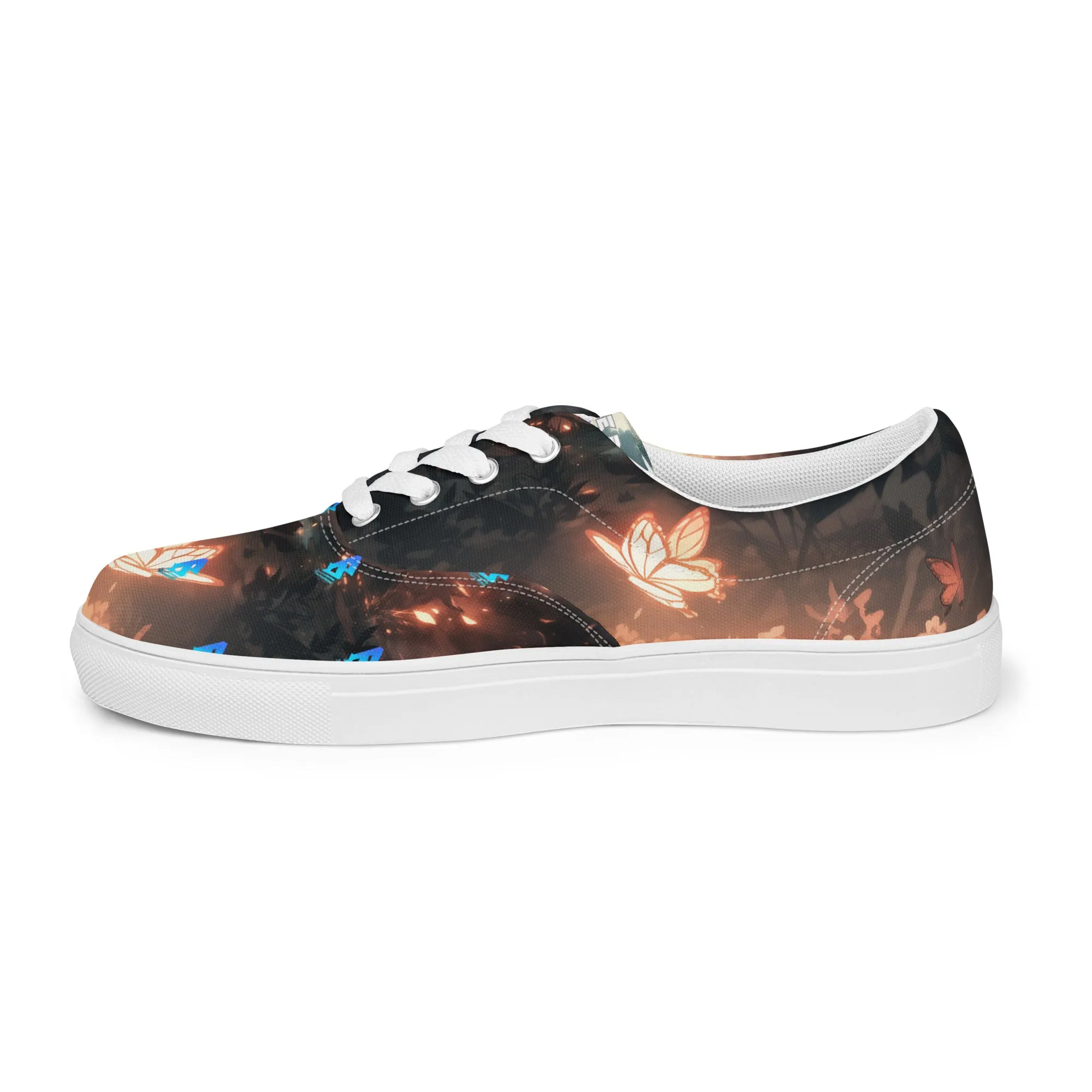 Phase B Music Men’s lace-up canvas shoes - Free Delivery! UK Techno / EDM / Electronic Graphic Merch / Alternative Apparel and Merch Only from Phase B Records.