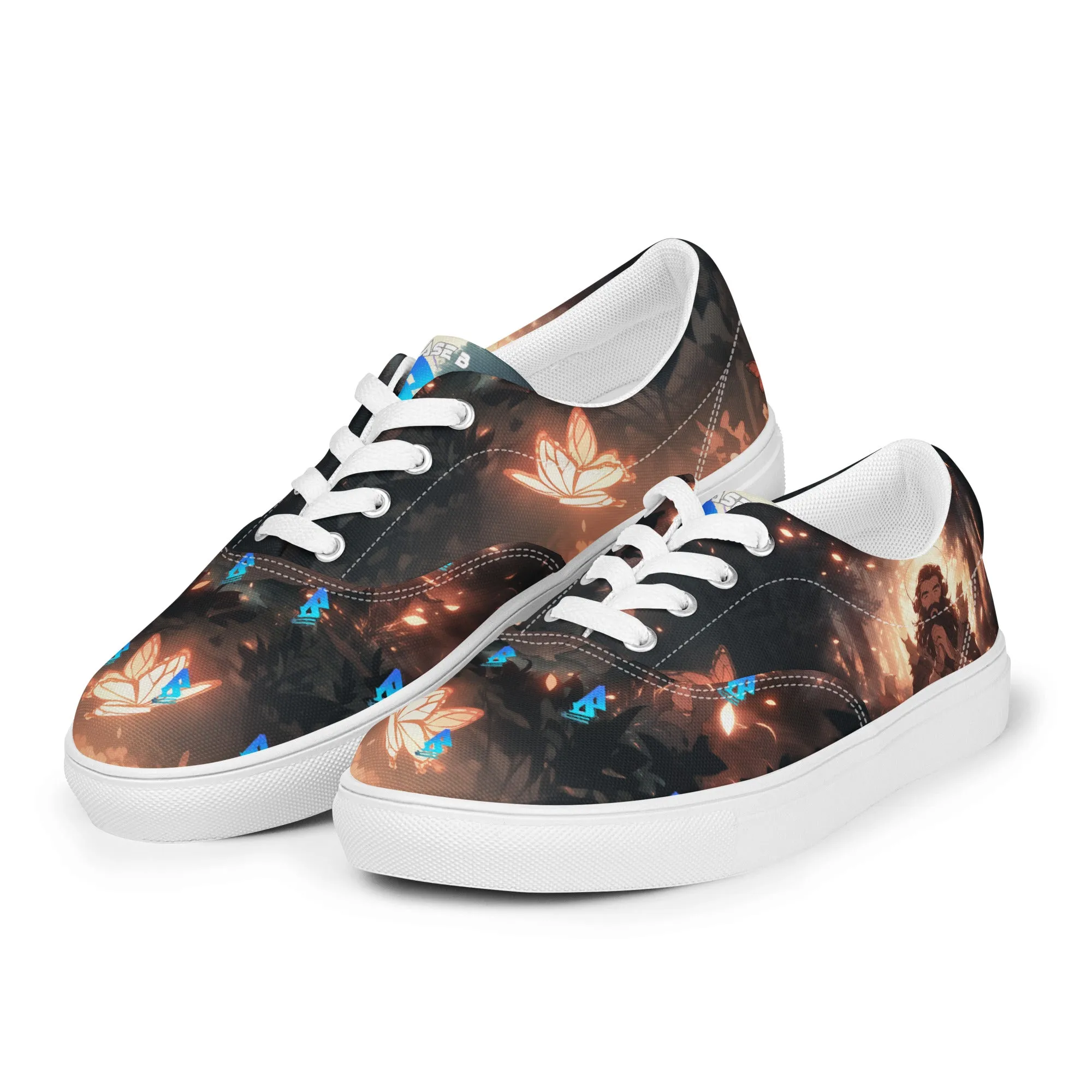 Phase B Music Men’s lace-up canvas shoes - Free Delivery! UK Techno / EDM / Electronic Graphic Merch / Alternative Apparel and Merch Only from Phase B Records.