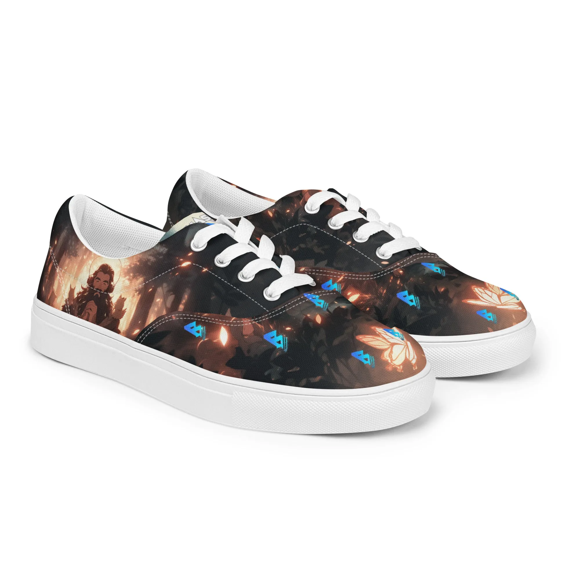 Phase B Music Men’s lace-up canvas shoes - Free Delivery! UK Techno / EDM / Electronic Graphic Merch / Alternative Apparel and Merch Only from Phase B Records.