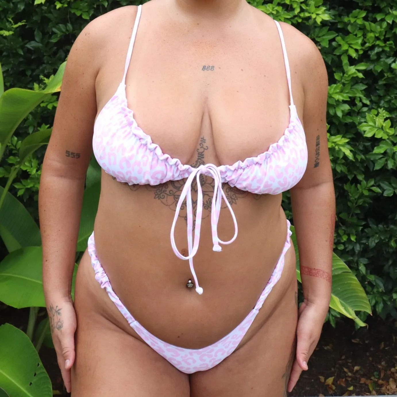 Pink Safari Bikini Bottom