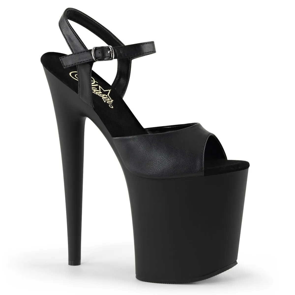 Pleaser Flamingo 809 Black Matte