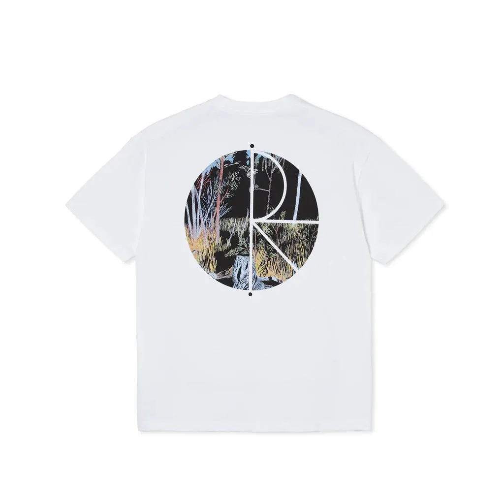 Polar Skate Co Forest Fill Logo Tee - White
