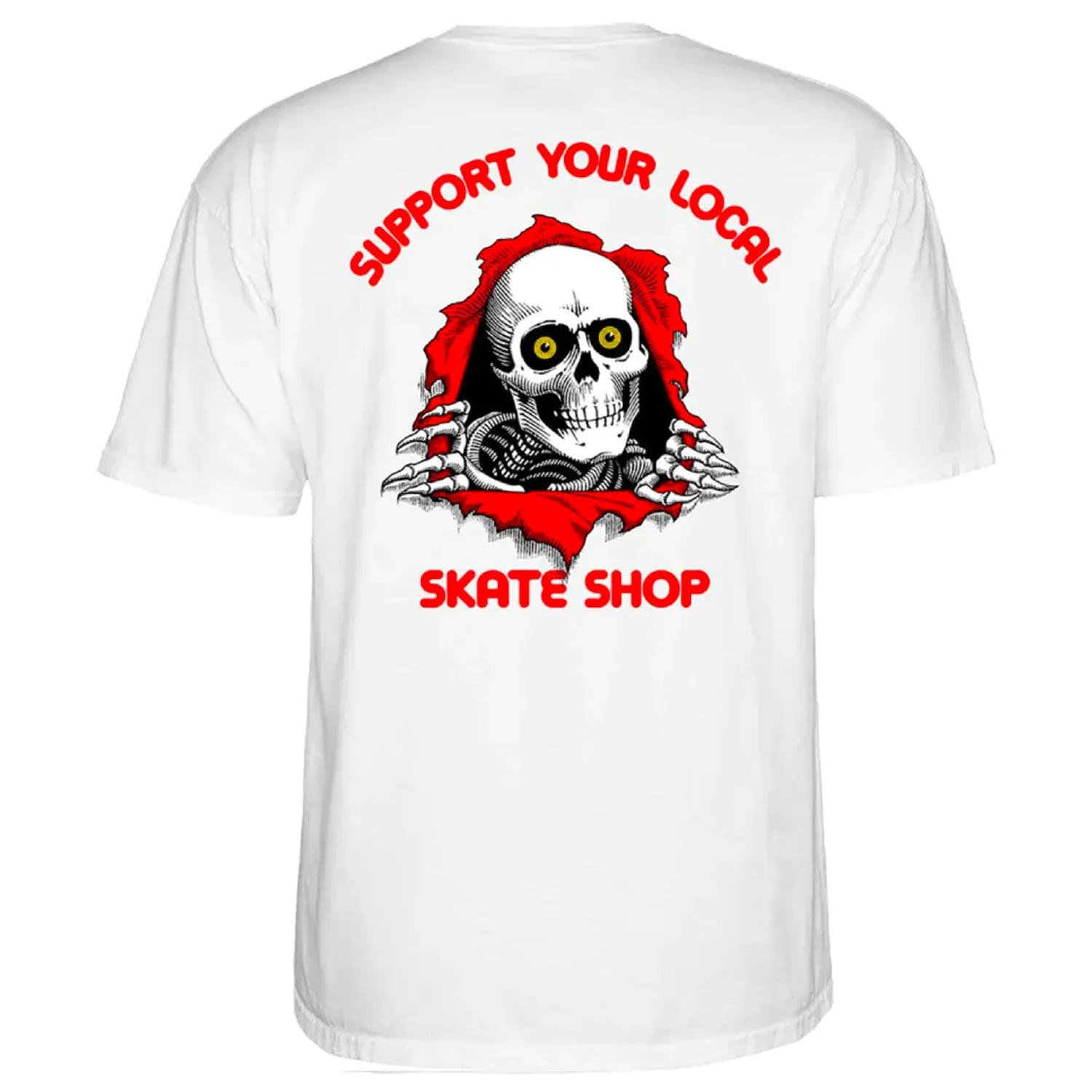 Powell Peralta - Support Your Local Tee White