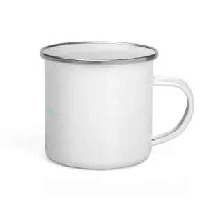 "Lake Norman- AQUA" Enamel Mug