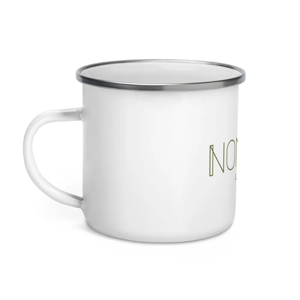 "Nomad'r- Olive" Enamel Mug