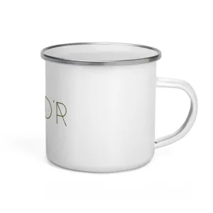 "Nomad'r- Olive" Enamel Mug