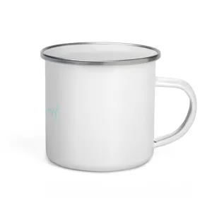 "Pray for Surf- Aqua" Enamel Mug