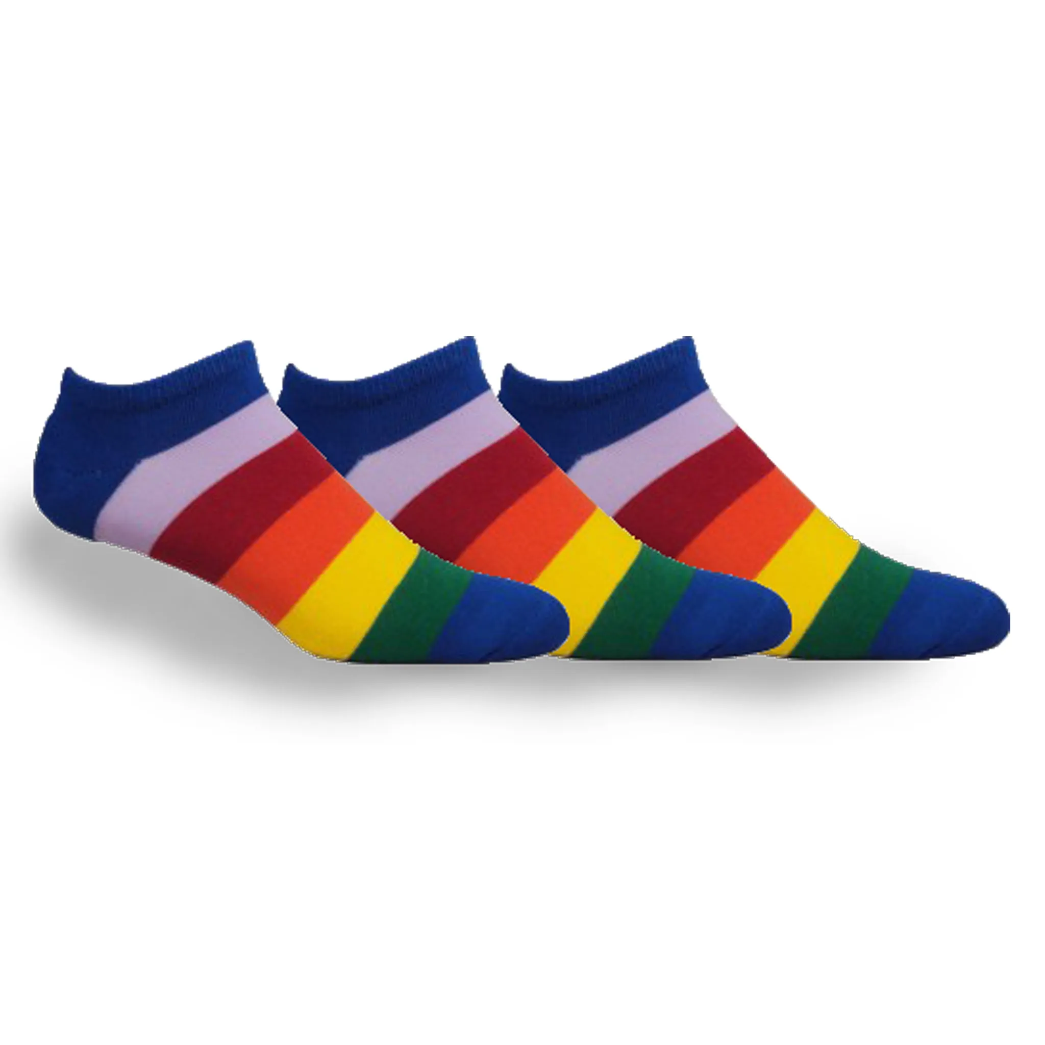 Rainbow Stripes Low Cut Socks