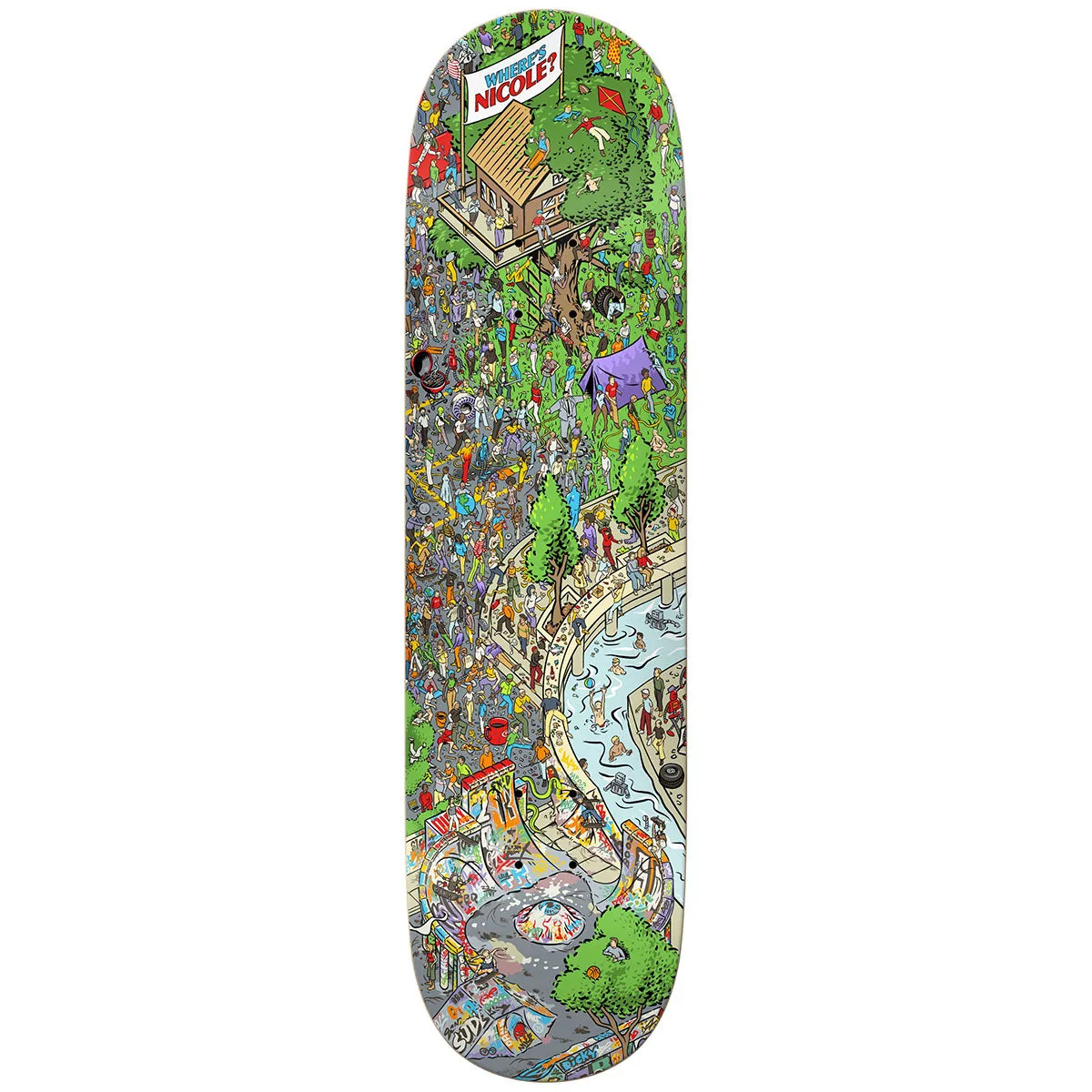 Real - Nicole Hause Where's Nicole 8.25 Skateboard Deck