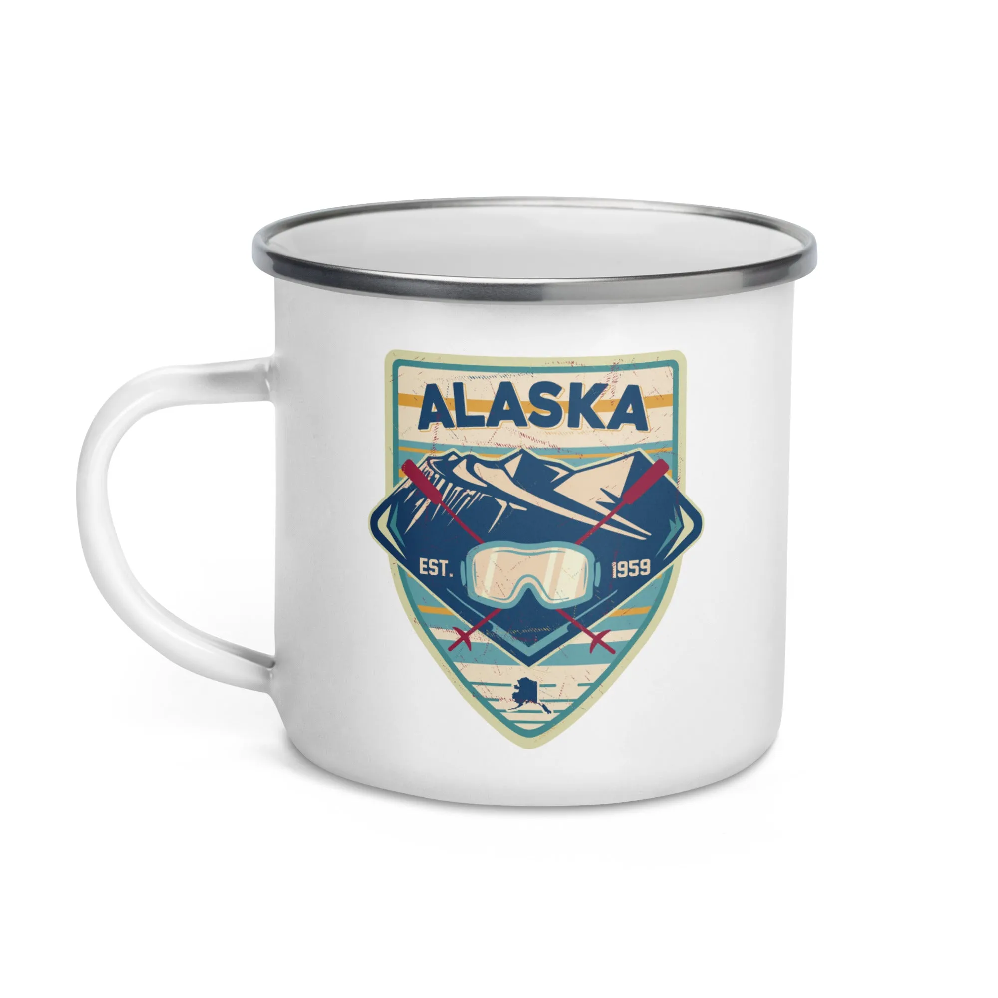 Retro Ski Alaska Mug