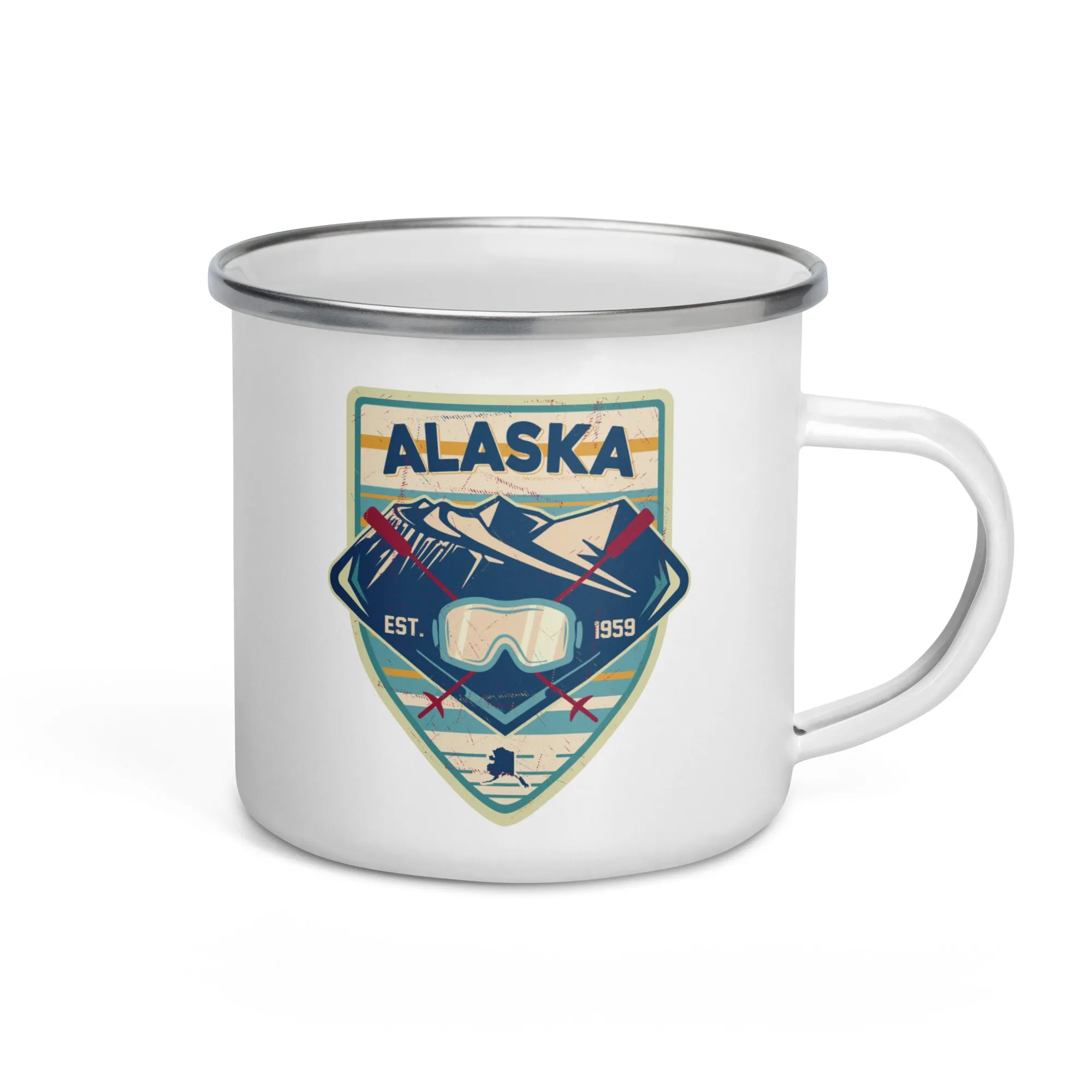 Retro Ski Alaska Mug