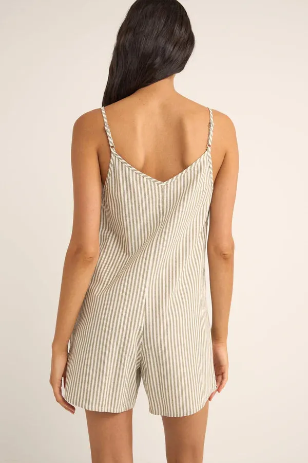 Rhythm - Valley Stripe Adjustable Romper