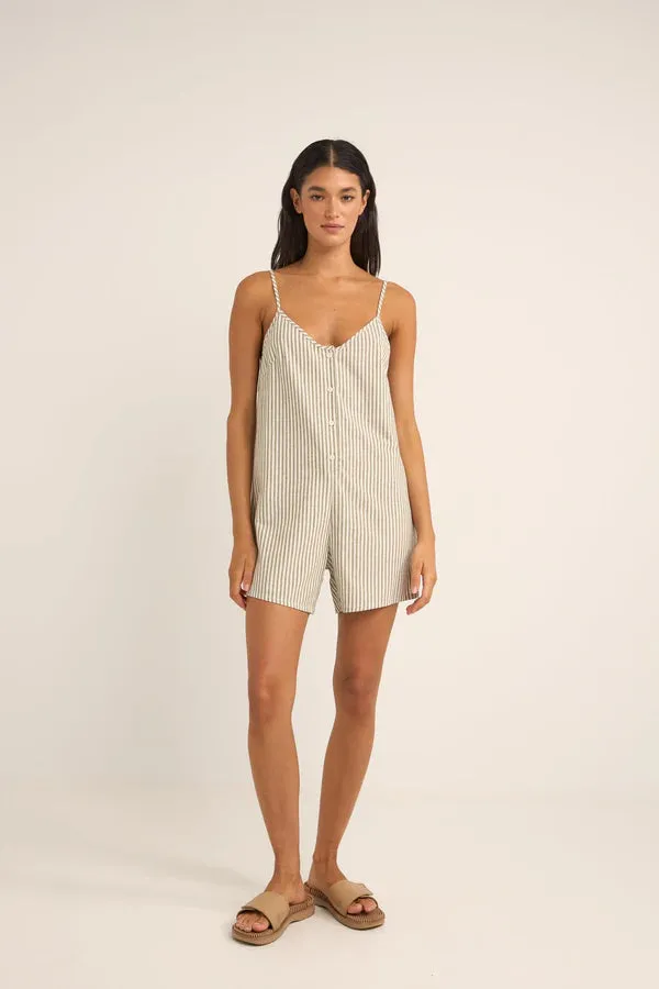 Rhythm - Valley Stripe Adjustable Romper