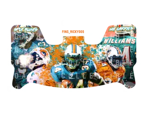 Ricky Williams Custom Visor for Any Full Size Riddell Helmet (Universal Fit) (2)