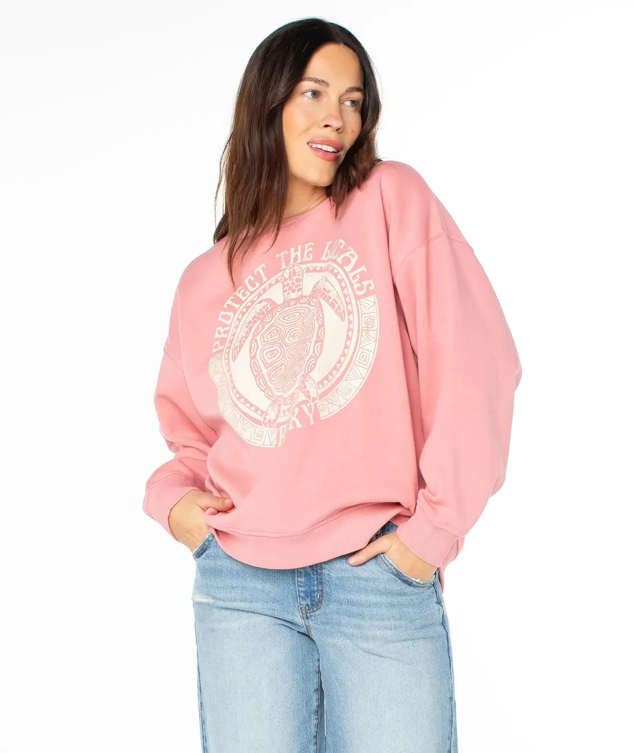 Roxy Women’s Morning Hike Crew Sweatshirt