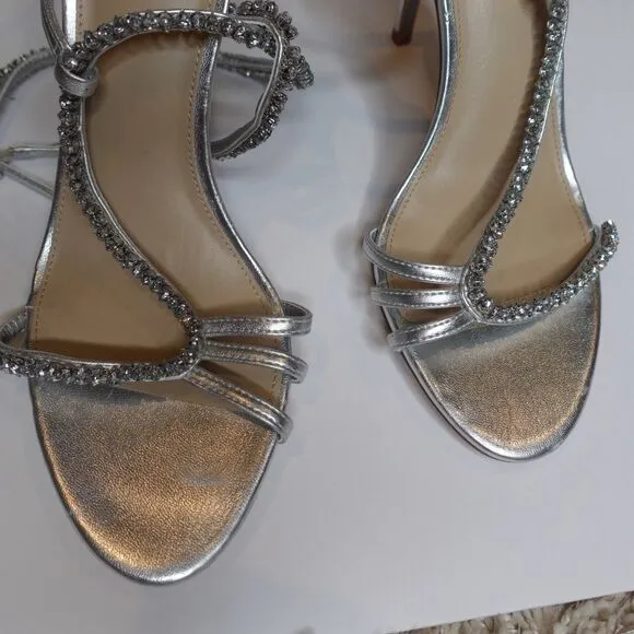Sam Edelman Women's Granger Silver Metallic Heels Women's Size 10