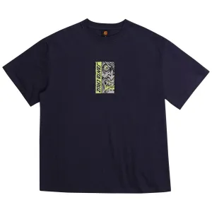 Santa Cruz - Roskopp Rigid Face Front Tee Navy