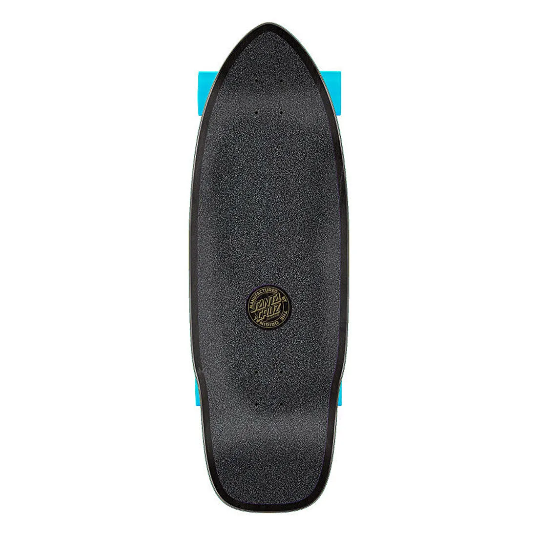 Santa Cruz Wave Dot Cut Back Carver Surf Skate 9.75in