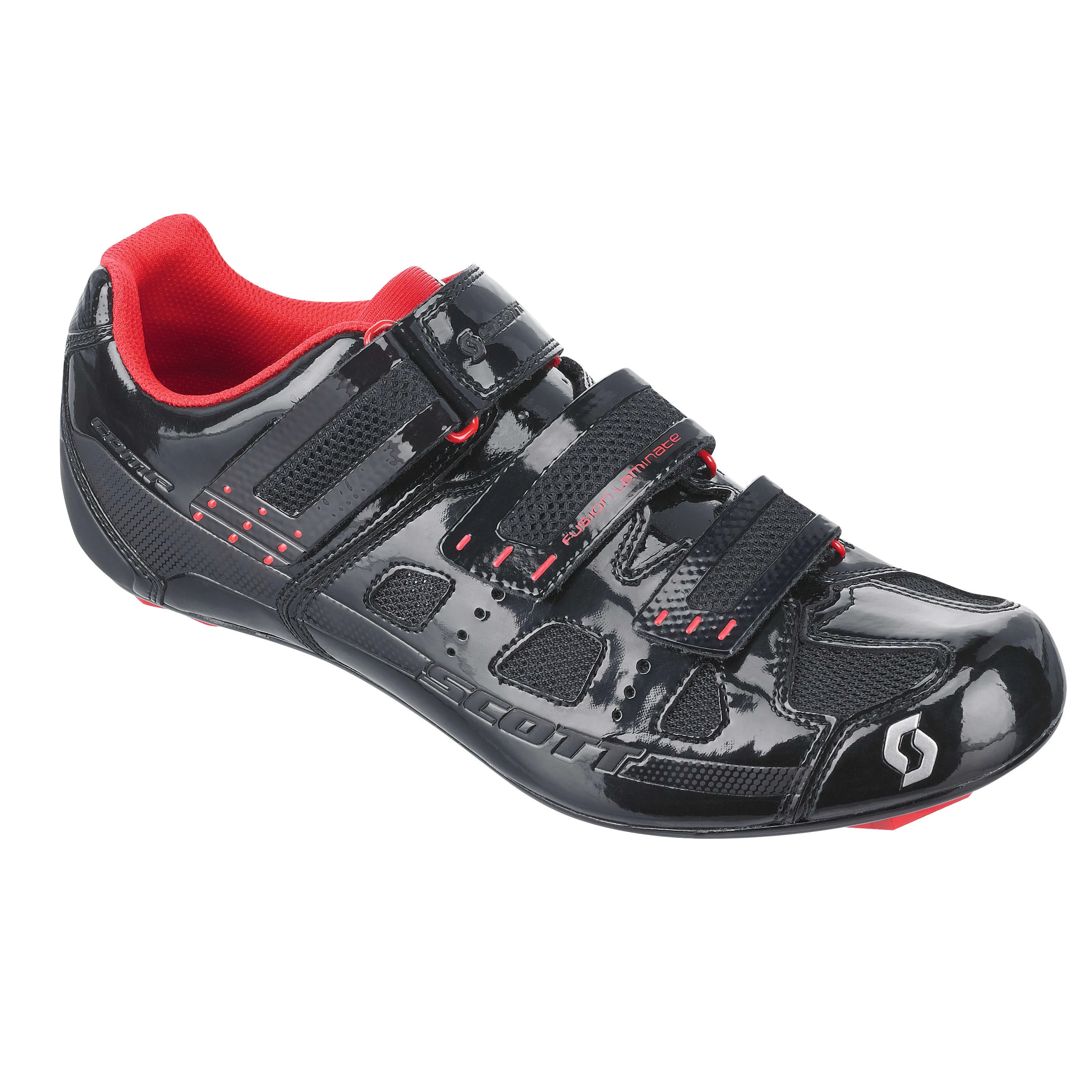 Scott Comp Road Shoes - Gloss Black / Red