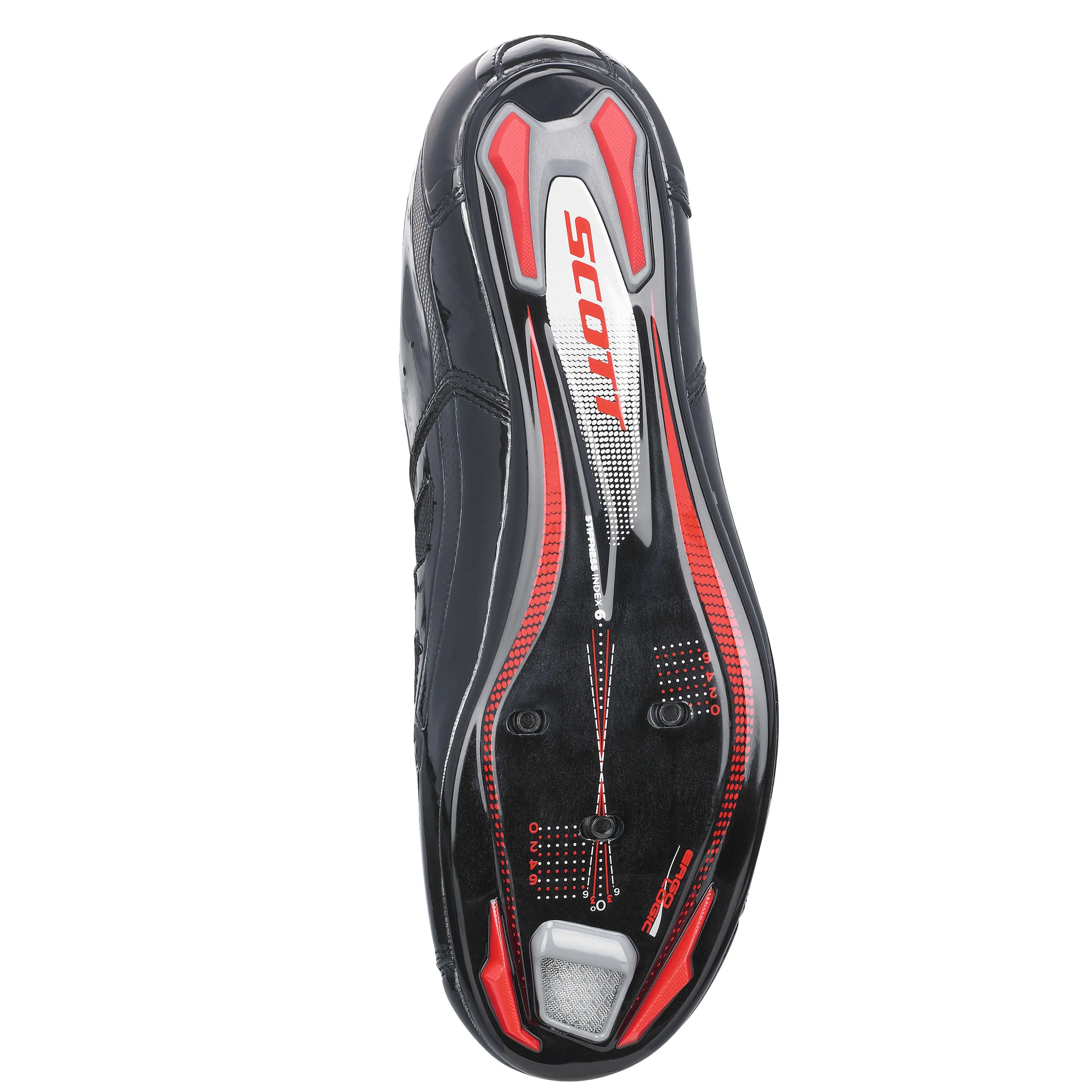 Scott Comp Road Shoes - Gloss Black / Red