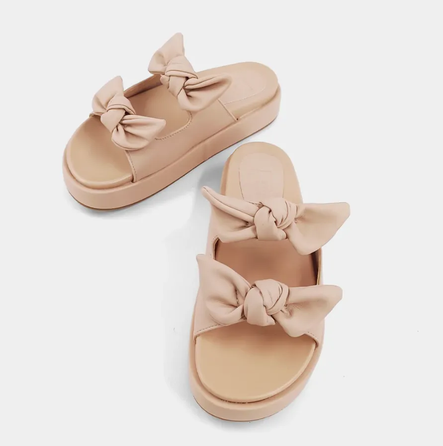 ShuShop Kiki Nude Double Knot Slide