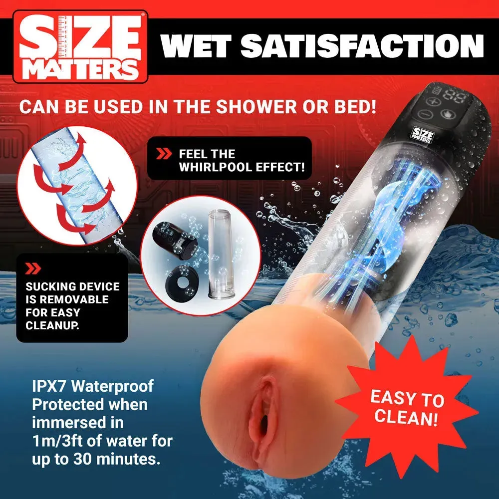 Size Matters Sucking Penis Pump