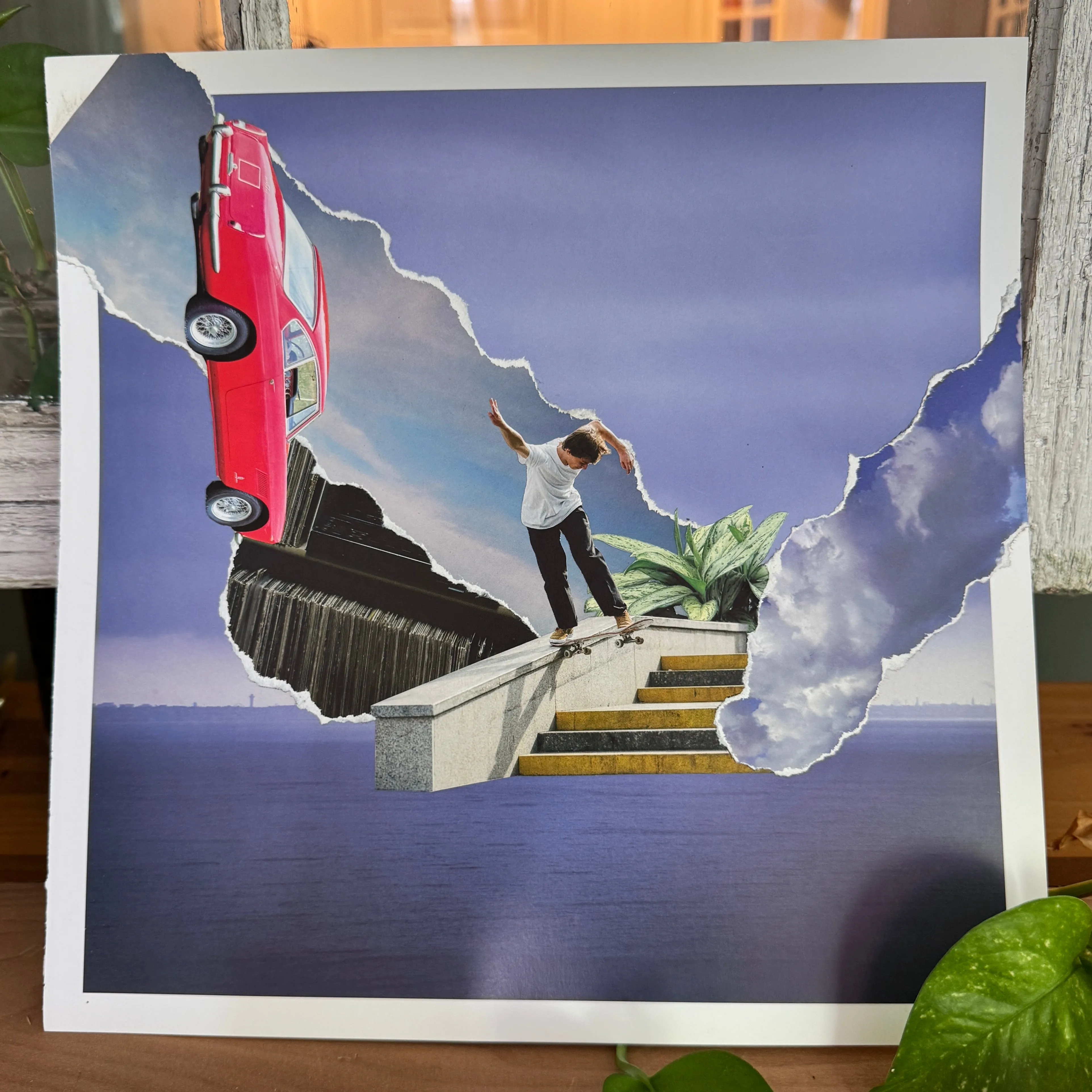 Skate Bud Collage Collection - Original Artwork
