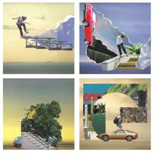 Skate Bud Collage Collection - Original Artwork