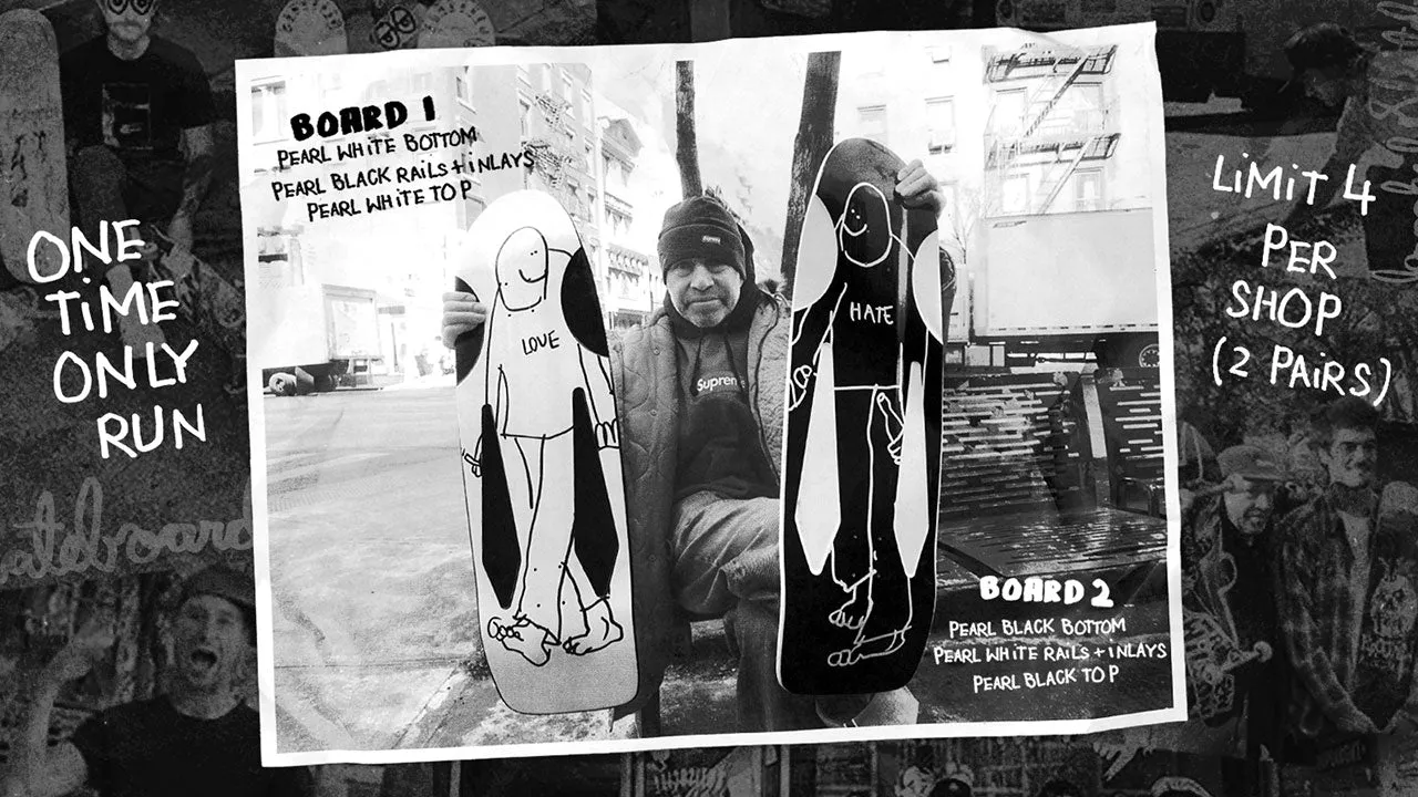 SKATE SHOP DAY 2025 x KROOKED Gonz Beamer LOVE skateboard deck - 10.75