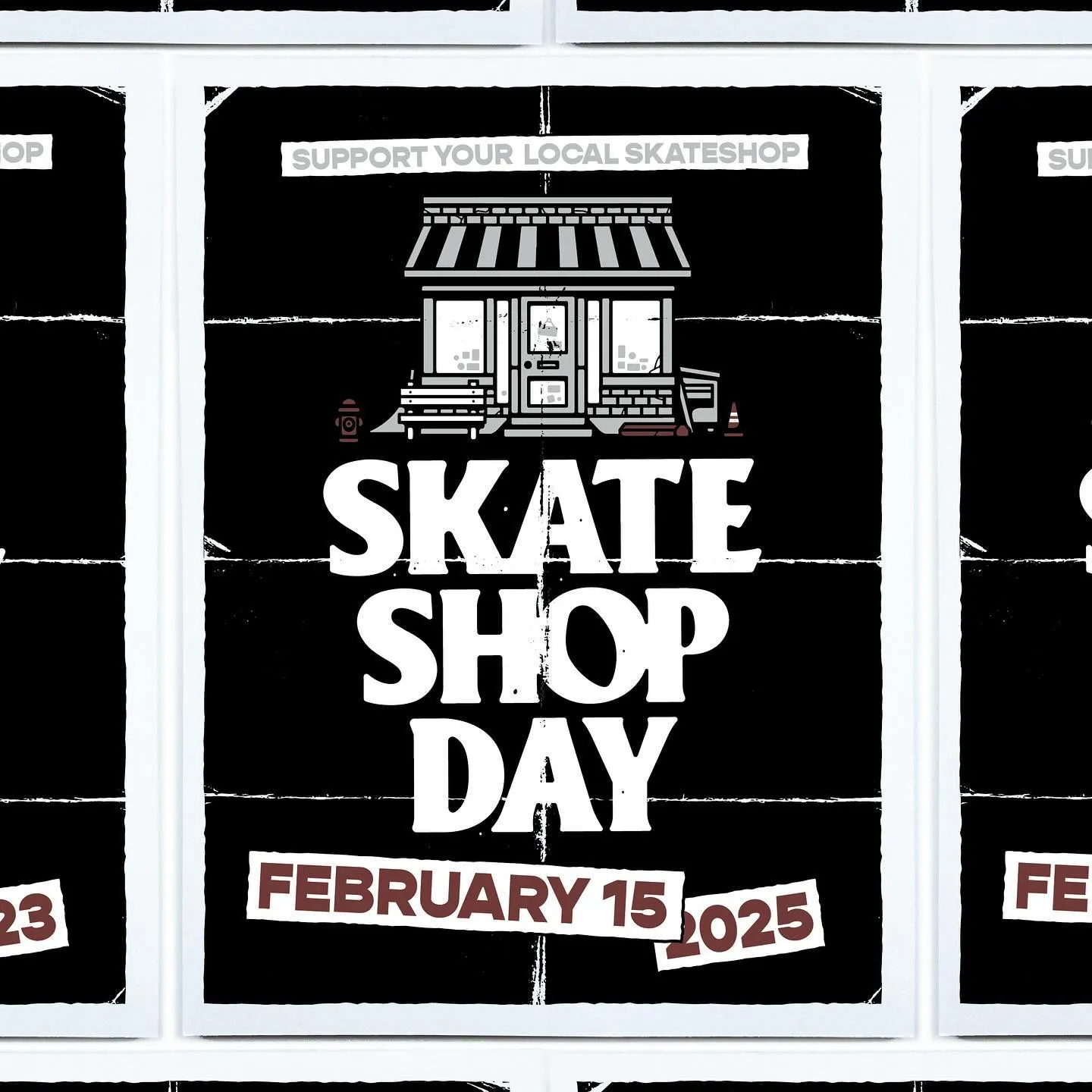 SKATE SHOP DAY 2025 x KROOKED Gonz Beamer LOVE skateboard deck - 10.75