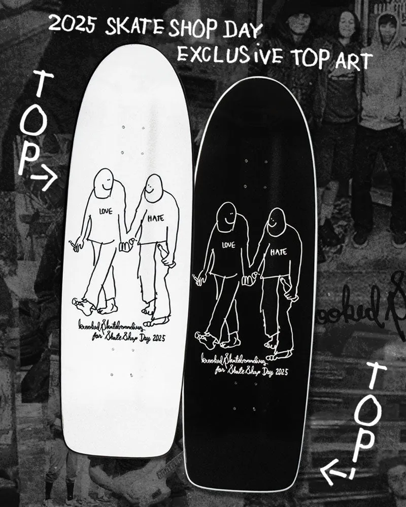 SKATE SHOP DAY 2025 x KROOKED Gonz Beamer LOVE skateboard deck - 10.75