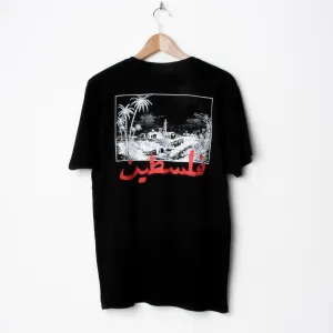 SkatePal Palms Tee - Black