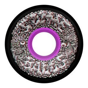 Slime Balls - Brain Busters 3D OG Slime Black 60MM 78A Skateboard Wheels