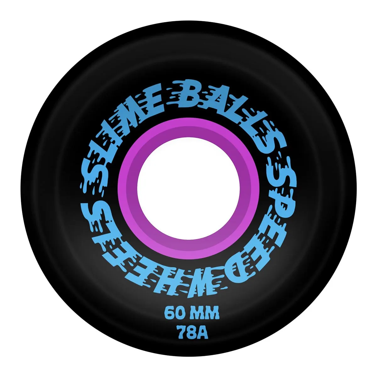 Slime Balls - Brain Busters 3D OG Slime Black 60MM 78A Skateboard Wheels