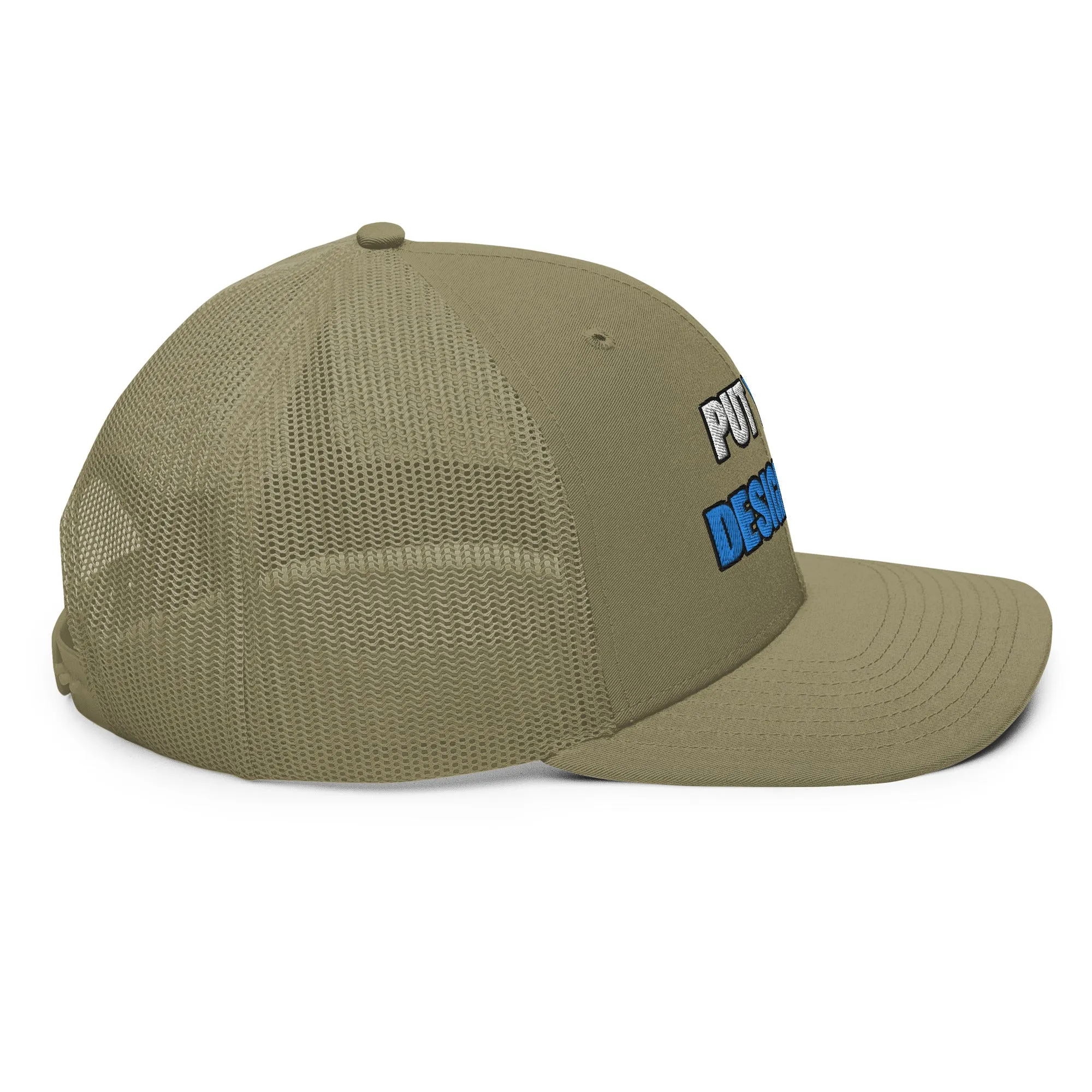 Snapback Trucker Cap | Richardson 112 - put your design here | standard color - Flat Embroidery